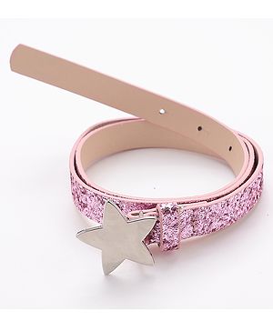 Pine Kids Belt with Star Buckle - Pink