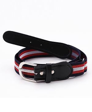 Pine Kids Belt with Striped Theme Free Size - Red