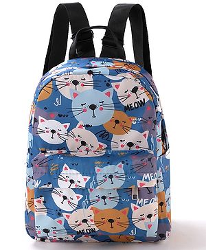 Pine Kids Fashion Backpacks Cat Print - Multicolor