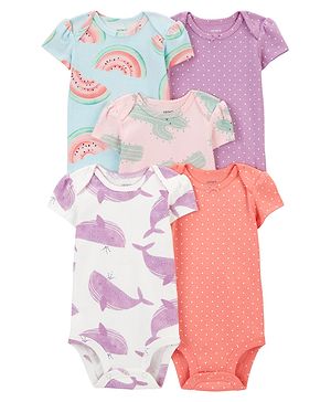 Carters Half Sleeves Onesies...