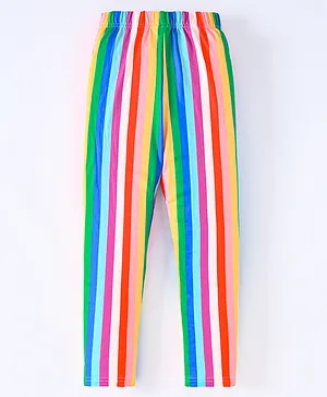 Kookie Kids Full Length Striped Legging - Multicolor