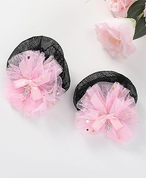 Babyhug Bow Shaped Scrunchies Pack of 2  - Pink