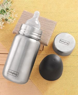 Babyhug Sterilizable Steel Feeding Bottle- 320 ml Babyhug Sterilizable Steel Feeding Bottle- 320 ml