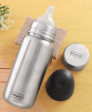 Babyhug Sterilizable  Steel Feeding Bottle - 410 ml Babyhug Sterilizable  Steel Feeding Bottle - 410 ml