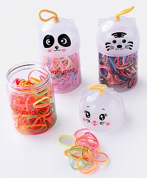 Babyhug Rubber Bands & Scrunchies Sets Free Size Pack Of 3 - Multicolor