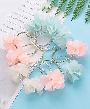 Babyhug Free Size Rubber Band Pack of 10 - Multicolor