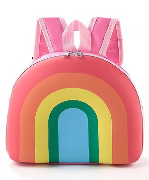 Babyhug Fashion Backpacks Rainbow Print - Multicolor