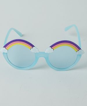 Babyhug Rainbow Shape Sunglasses -Light Green
