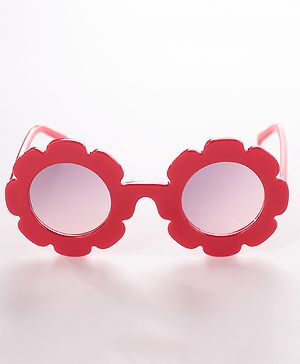 Babyhug Flower Shape Sunglasses -Red