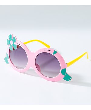 Babyhug Sunglasses  with Floral Design - Pink