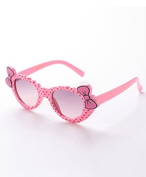 Babyhug Sunglasses with Bow Design -Pink