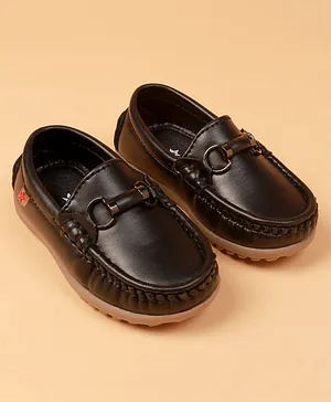 Cute Walk by Babyhug Slip On Formal Shoes -
                      Black
