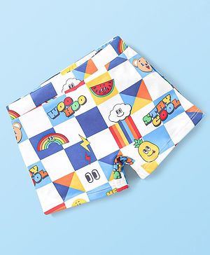 Babyhug Fruit Print Swimming Trunk - Multicolor