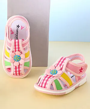 Pink Baby Girl Sealife Flip Flop Sandals