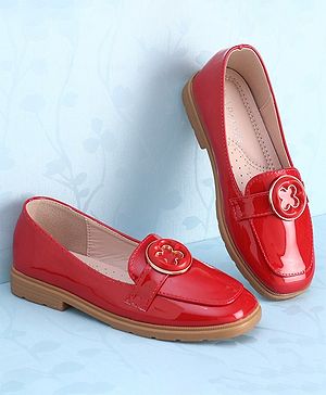 Pine Kids Slip On Ballerina - Red