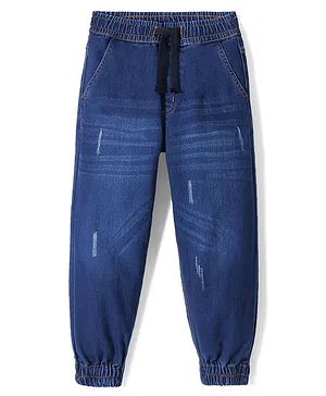 Pine Kids Denim Full Length with Stretch Washed  Jeans - Dark Blue