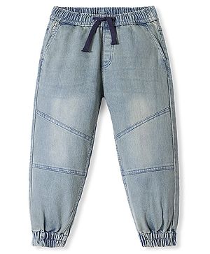 Pine Kids Denim Full Length Washed Jeans - Blue