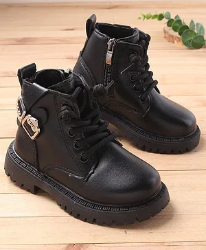 Leather boots hot sale for kids