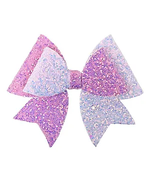Aye Candy Big Party Sailor Bow On Alligator Clip - Lavender