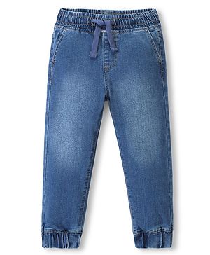 Pine Kids Denim Full Length Washed Jeans - Mid Wash