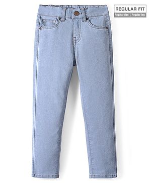 Pine Kids Denim Ankle Length Washed Jeans - Ice Blue