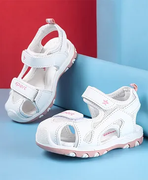 Kids white sandals hot sale