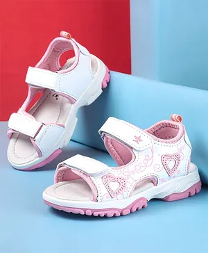 Baby girl white sandals size online 3