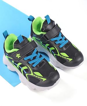 Cute Walk by Babyhug Velcro Closure Sneaker Shoes - Black