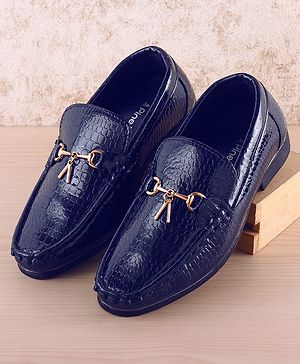 Pine Kids Slip-on Party Wear Shoes - Blue