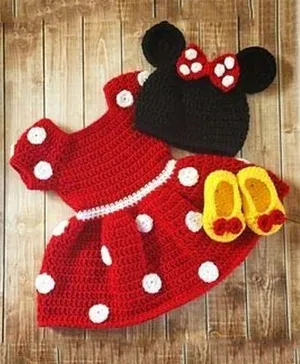 Baby woolen hot sale dress