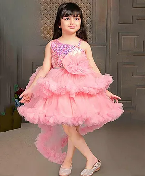 One shoulder 2024 dress for kids