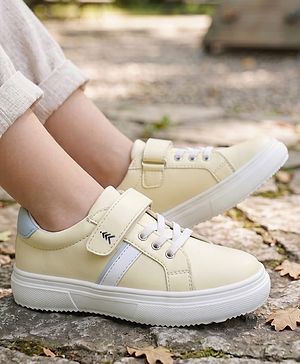Pine Kids Velcro Closure Casual Shoes - Yellow