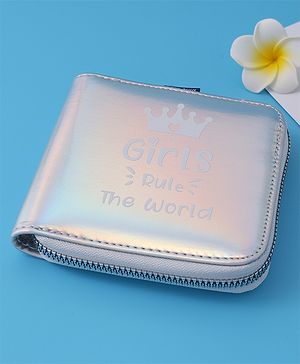 Pine Kids Wallets With Small Print - Silver