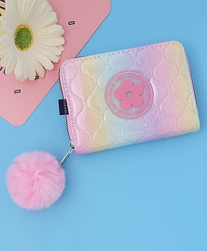Pine Kids Wallets With Flower  Patch - Multicolor