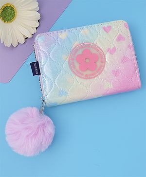 Pine Kids Wallets With Flower  Patch - Multicolor