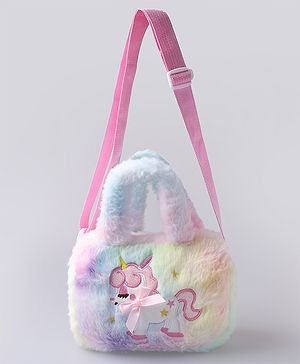 Babyhug Unicorn Design Sling Bag - Multicolor