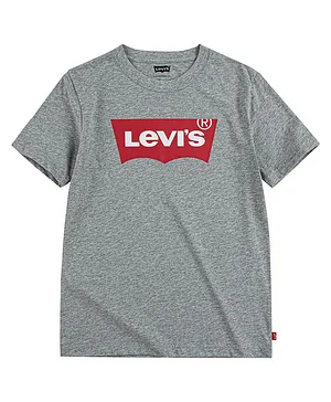 Levi's Half Sleeves Logo Printed Tee - Grey