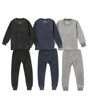 Full Sleeves, Boys, Black - Inner Wear & Thermals Online