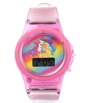 Barbie Digital Watch Free Size - Multicolor