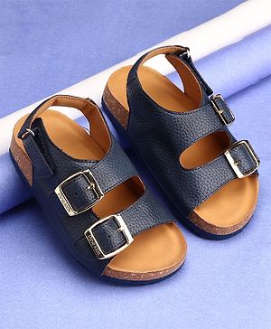 Pine Kids Sandals with Velcro Closure - Blue