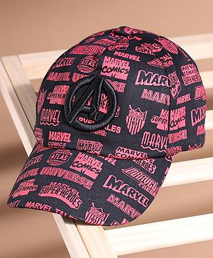 Pine Kids Marvel Cotton Avengers Baseball Cap White - Diameter 16.5 cm