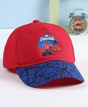 Pine Kids Marvel Spiderman Summer Cap Red & Blue - Cap Diameter 16 cm