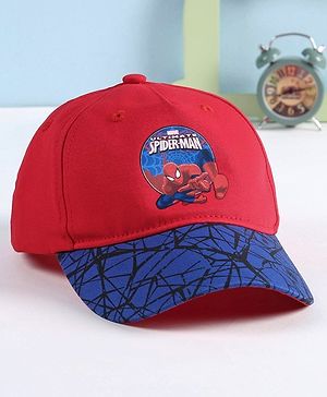 Pine Kids Marvel Spiderman Summer Cap Red & Blue - Cap Diameter 17.5 cm