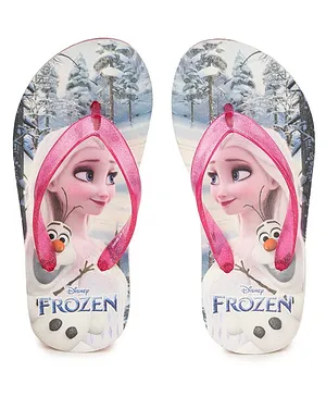 Frozen discount slippers girls