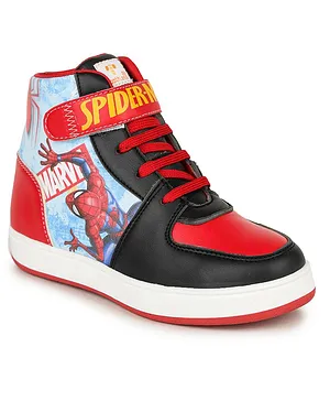 Toothless Marvel Avengers Featuring Spider Man Printed Velcro Closure Shoes - Red