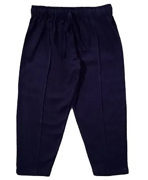 Snowflakes Solid Trousers - Navy Blue