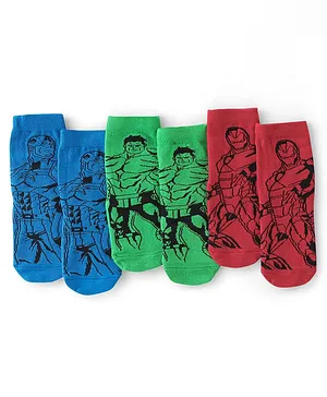 Buy Marvel Avengers Black Ankle Socks 5 Pack - 9-12