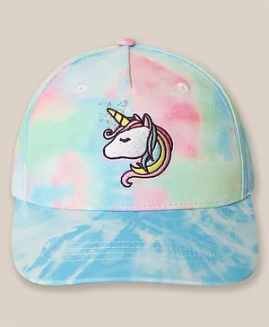 Kidsville Unicorn Printed Cap - Multi Colour