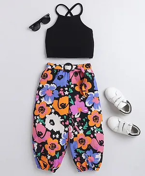 Crop Top & Flare Pant Set