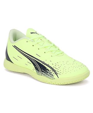 PUMA  Abstract Design Ultra Play Youth Indoor Sports Shoes - Fizzy Light Parisian Green